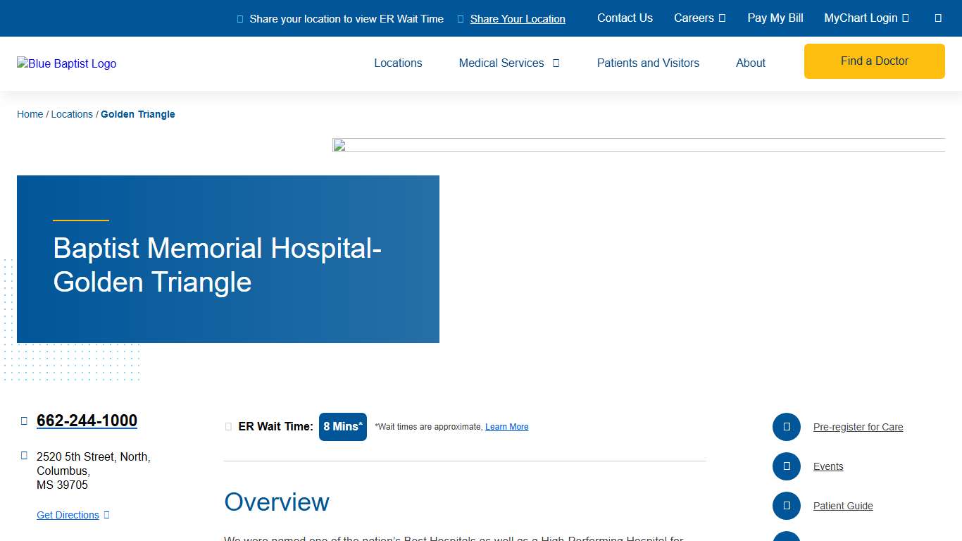 Baptist Memorial Hospital-Golden Triangle Columbus, MS